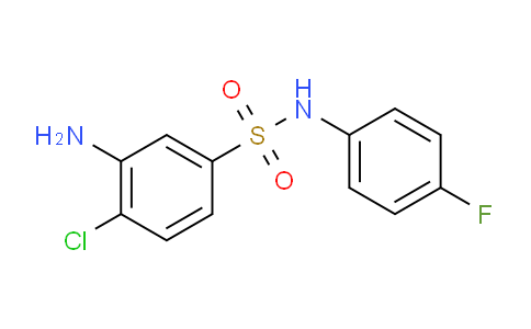 CAS No. 1041527-31-4, 3-Amino-4-chloro-N-(4-fluorophenyl)benzenesulfonamide
