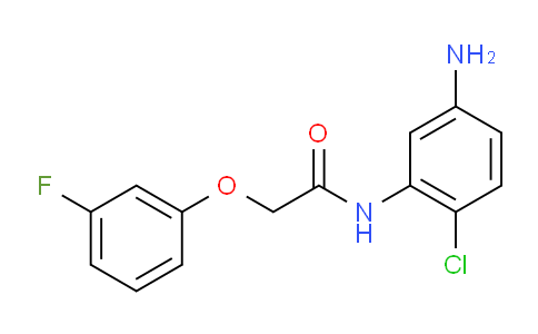 CAS No. 1096336-47-8, N-(5-Amino-2-chlorophenyl)-2-(3-fluorophenoxy)acetamide