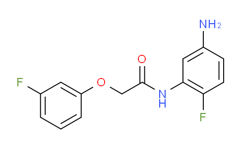 CAS No. 953754-32-0, N-(5-Amino-2-fluorophenyl)-2-(3-fluorophenoxy)acetamide
