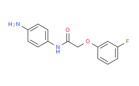 CAS No. 953755-43-6, N-(4-Aminophenyl)-2-(3-fluorophenoxy)acetamide