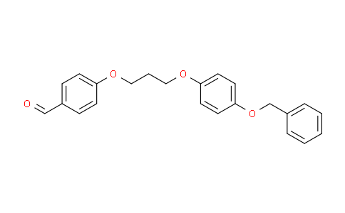 CAS No. 937602-07-8, 4-(3-(4-(Benzyloxy)phenoxy)propoxy)benzaldehyde