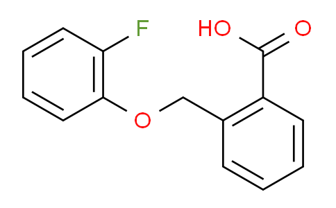 CAS No. 1156944-71-6, 2-((2-Fluorophenoxy)methyl)benzoic acid