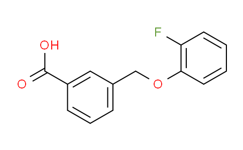 CAS No. 944891-81-0, 3-((2-Fluorophenoxy)methyl)benzoic acid