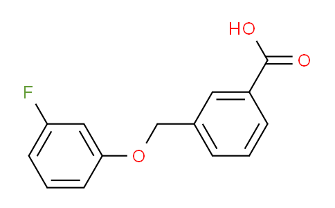 CAS No. 1019462-57-7, 3-((3-Fluorophenoxy)methyl)benzoic acid