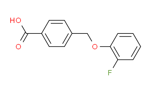 CAS No. 943114-74-7, 4-((2-Fluorophenoxy)methyl)benzoic acid