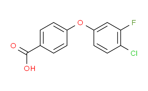 CAS No. 551921-67-6, 4-(4-Chloro-3-fluorophenoxy)benzoic acid