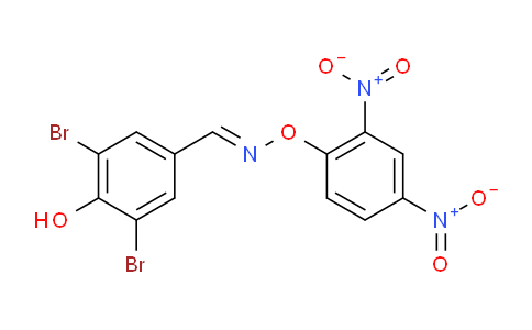 CAS No. 13181-17-4, (E)-3,5-Dibromo-4-hydroxybenzaldehyde O-(2,4-dinitrophenyl) oxime
