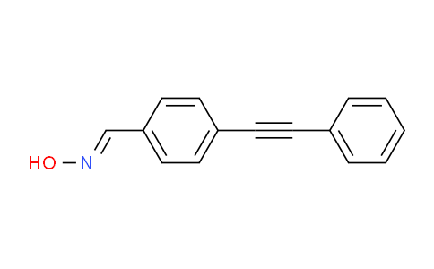 CAS No. 175203-56-2, 4-(Phenylethynyl)benzaldehyde oxime