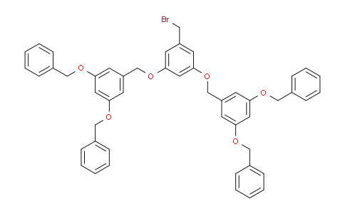 CAS No. 129536-41-0, ((((((5-(Bromomethyl)-1,3-phenylene)bis(oxy))bis(methylene))bis(benzene-5,3,1-triyl))tetrakis(oxy))tetrakis(methylene))tetrabenzene