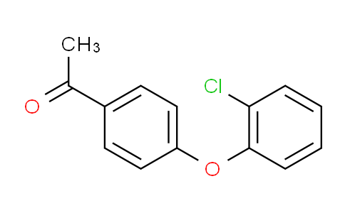 CAS No. 129644-24-2, 1-(4-(2-Chlorophenoxy)phenyl)ethanone