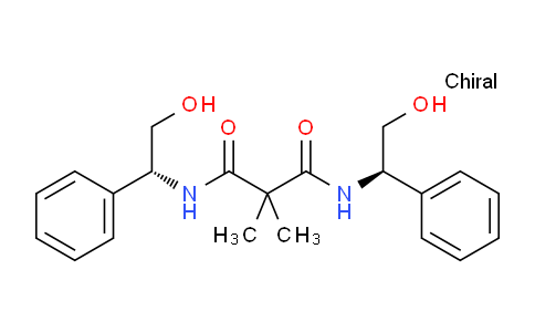 CAS No. 178958-49-1, N1,N3-Bis((R)-2-hydroxy-1-phenylethyl)-2,2-dimethylmalonamide