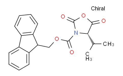 CAS No. 129288-47-7, (S)-(9H-Fluoren-9-yl)methyl 4-isopropyl-2,5-dioxooxazolidine-3-carboxylate