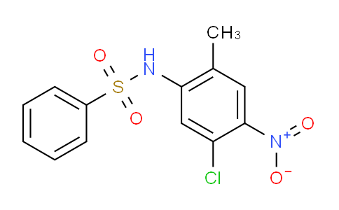 CAS No. 118233-09-3, N-(5-Chloro-2-methyl-4-nitrophenyl)benzenesulfonamide