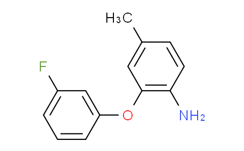 CAS No. 946716-39-8, 2-(3-Fluorophenoxy)-4-methylaniline