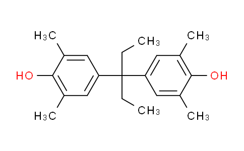 CAS No. 13044-18-3, 4,4'-(Pentane-3,3-diyl)bis(2,6-dimethylphenol)