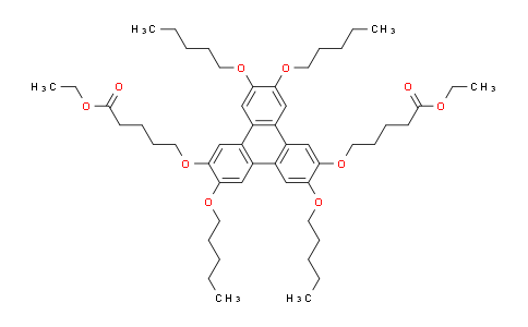 CAS No. 1155814-17-7, Diethyl 5,5'-((3,6,10,11-tetrakis(pentyloxy)triphenylene-2,7-diyl)bis(oxy))dipentanoate