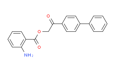 CAS No. 130627-14-4, 2-([1,1'-Biphenyl]-4-yl)-2-oxoethyl 2-aminobenzoate