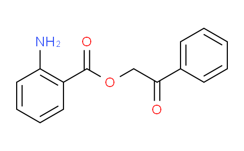 CAS No. 130627-10-0, 2-Oxo-2-phenylethyl 2-aminobenzoate