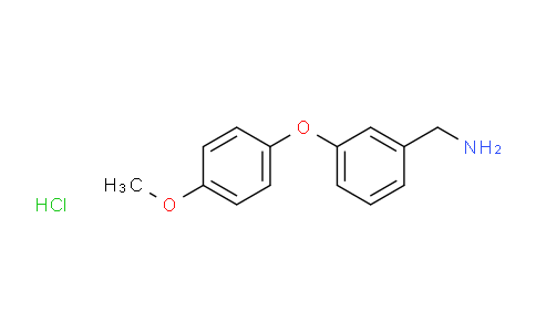 CAS No. 154108-33-5, (3-(4-methoxyphenoxy)phenyl)methanamine hydrochloride
