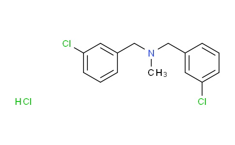 CAS No. 1185292-72-1, N,N-Bis(3-chlorobenzyl)methylamine hydrochloride