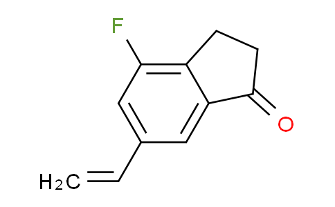 CAS No. 1637453-48-5, 6-ethenyl-4-fluoro-2,3-dihydro-1H-inden-1-one