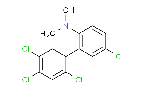 CAS No. 1261612-52-5, [4-Chloro-2-(2,4,5-trichloro-cyclohexa-2,4-dienyl)phenyl]-dimethylamine
