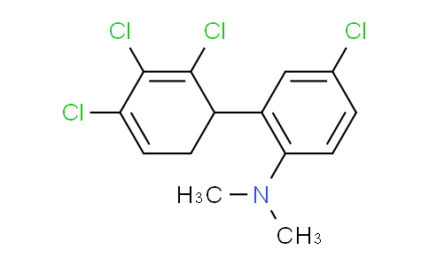 CAS No. 1361489-30-6, [4-Chloro-2-(2,3,4-trichlorocyclohexa-2,4-dienyl)-phenyl]-dimethyl-amine