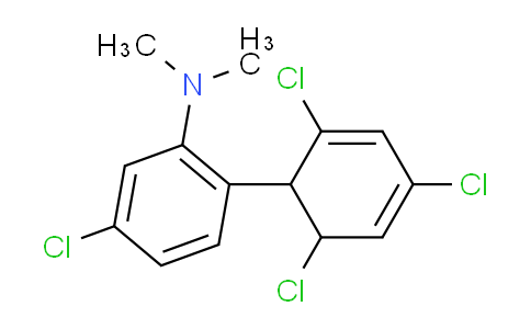 CAS No. 1361595-34-7, [5-Chloro-2-(2,4,6-trichlorocyclohexa-2,4-dienyl)-phenyl]-dimethyl-amine