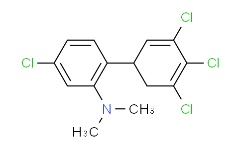 CAS No. 1361597-16-1, [5-Chloro-2-(3,4,5-trichlorocyclohexa-2,4-dienyl)-phenyl]-dimethyl-amine