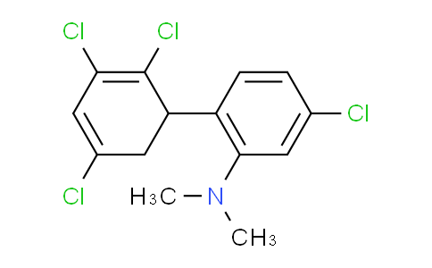 CAS No. 1361597-90-1, [5-Chloro-2-(2,3,5-trichlorocyclohexa-2,4-dienyl)-phenyl]-dimethyl-amine