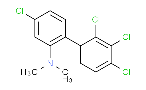 CAS No. 1361508-05-5, [5-Chloro-2-(2,3,4-trichlorocyclohexa-2,4-dienyl)-phenyl]-dimethyl-amine