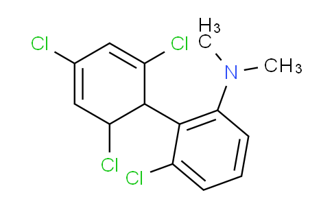CAS No. 1361507-98-3, [3-Chloro-2-(2,4,6-trichlorocyclohexa-2,4-dienyl)-phenyl]-dimethyl-amine