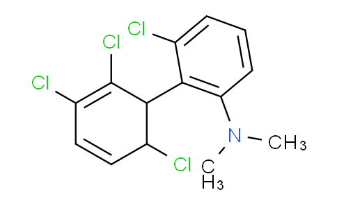 CAS No. 1361588-54-6, [3-Chloro-2-(2,3,6-trichlorocyclohexa-2,4-dienyl)-phenyl]-dimethyl-amine