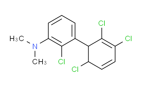 CAS No. 1361655-33-5, [2-Chloro-3-(2,3,6-trichlorocyclohexa-2,4-dienyl)-phenyl]-dimethyl-amine