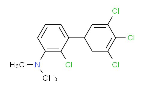 CAS No. 1361597-02-5, [2-Chloro-3-(3,4,5-trichlorocyclohexa-2,4-dienyl)-phenyl]-dimethyl-amine