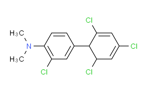 CAS No. 1361555-45-4, [2-Chloro-4-(2,4,6-trichlorocyclohexa-2,4-dienyl)-phenyl]-dimethyl-amine