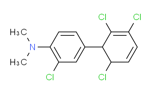 CAS No. 1361494-64-5, [2-Chloro-4-(2,3,6-trichlorocyclohexa-2,4-dienyl)-phenyl]-dimethyl-amine