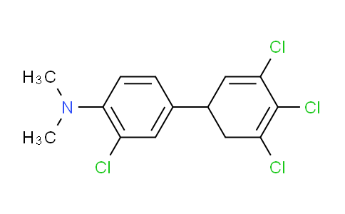 CAS No. 1361659-84-8, [2-Chloro-4-(3,4,5-trichlorocyclohexa-2,4-dienyl)-phenyl]-dimethyl-amine