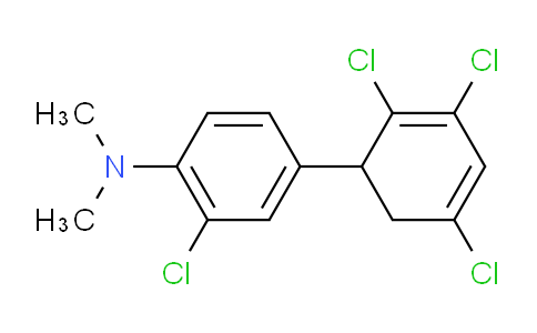 CAS No. 1361724-59-5, [2-Chloro-4-(2,3,5-trichlorocyclohexa-2,4-dienyl)-phenyl]-dimethyl-amine