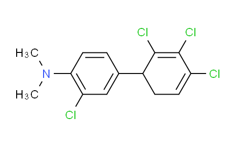 CAS No. 1361579-74-9, [2-Chloro-4-(2,3,4-trichlorocyclohexa-2,4-dienyl)-phenyl]-dimethyl-amine