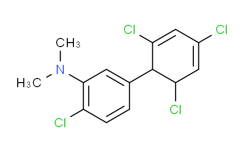 CAS No. 1361659-90-6, [2-Chloro-5-(2,4,6-trichlorocyclohexa-2,4-dienyl)-phenyl]-dimethyl-amine