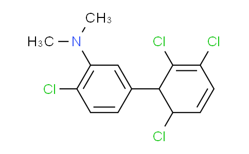 CAS No. 1361571-35-8, [2-Chloro-5-(2,3,6-trichlorocyclohexa-2,4-dienyl)-phenyl]-dimethyl-amine