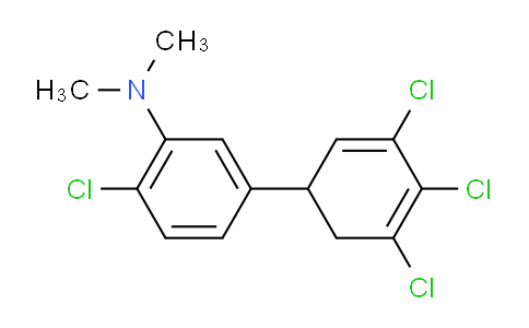 CAS No. 1361489-25-9, [2-Chloro-5-(3,4,5-trichlorocyclohexa-2,4-dienyl)-phenyl]-dimethyl-amine