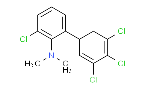 CAS No. 1361671-99-9, [2-Chloro-6-(3,4,5-trichlorocyclohexa-2,4-dienyl)-phenyl]-dimethyl-amine