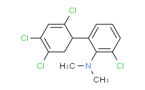 CAS No. 1261666-45-8, [2-Chloro-6-(2,4,5-trichloro-cyclohexa-2,4-dienyl)phenyl]-dimethylamine