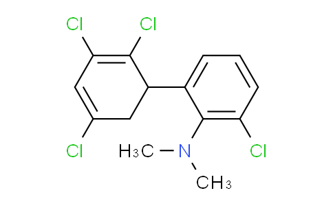 CAS No. 1361512-58-4, [2-Chloro-6-(2,3,5-trichlorocyclohexa-2,4-dienyl)-phenyl]-dimethyl-amine