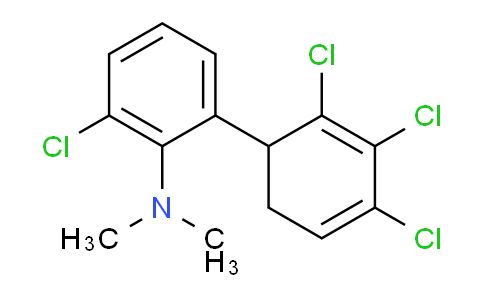 CAS No. 1361668-48-5, [2-Chloro-6-(2,3,4-trichlorocyclohexa-2,4-dienyl)-phenyl]-dimethyl-amine