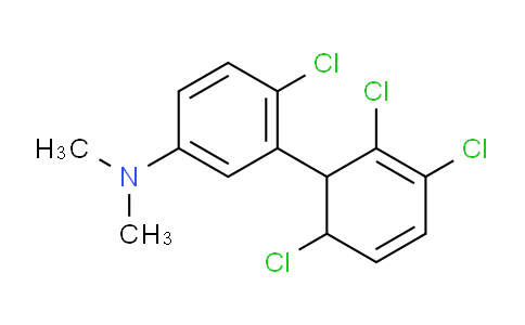 CAS No. 1361568-05-9, [4-Chloro-3-(2,3,6-trichlorocyclohexa-2,4-dienyl)-phenyl]-dimethyl-amine