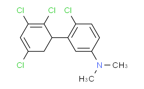 CAS No. 1361494-70-3, [4-Chloro-3-(2,3,5-trichlorocyclohexa-2,4-dienyl)-phenyl]-dimethyl-amine