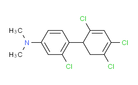 CAS No. 1261607-60-6, [3-Chloro-4-(2,4,5-trichloro-cyclohexa-2,4-dienyl)phenyl]-dimethylamine